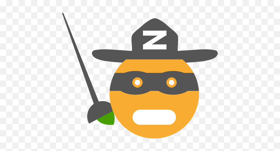 Smiley De Zorro - Enmascarado Emoticons Emoji,Halloween Emojis