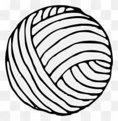 Library Of Yarn Heart Clip Art Black And White Download Png - Ball Of Yarn Clipart Emoji,Yarn Emoji