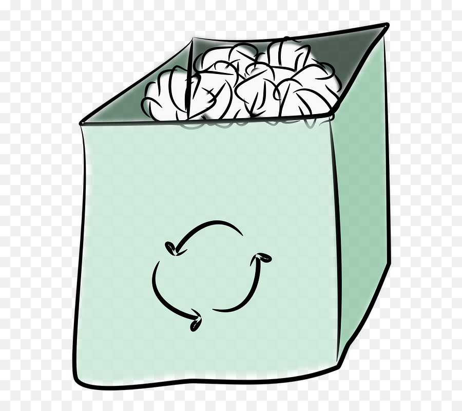 Bin Box Full - Gambar Sampah Kertas Animasi Emoji,Recycle Paper Emoji