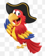 Parrot Clipart Png - Transparent Background Pirate Clipart Emoji,Parrot Emoji