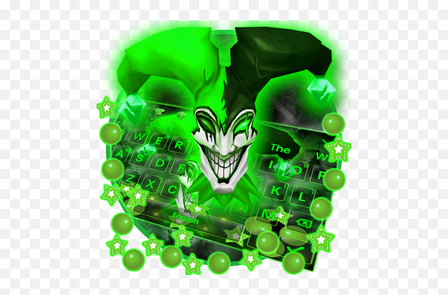 3d Black Green Clown Gravity Keyboard Hack Cheats U0026 Hints - Illustration Emoji,Clown Emoji Android