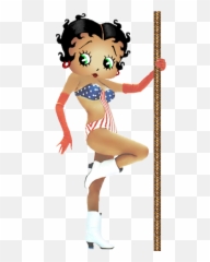 Betty Boop Pole Dancer 3 Photo - Betty Boop In Yellow Emoji,Pole Dancer Emoji