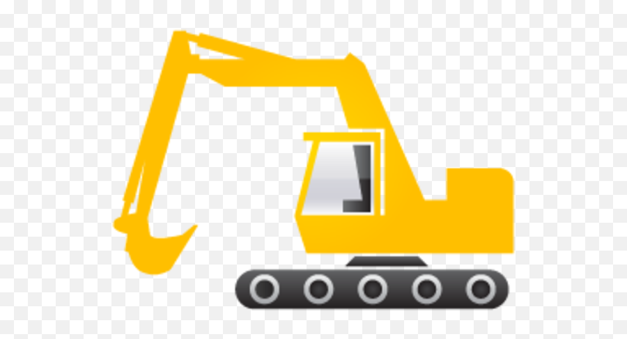 Library Of Cat Bulldozer Jpg Royalty Free Png Files - Construction Excavator Clip Art Emoji,Nike Swoosh Emoji