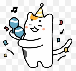 Nyamoonees Daily Life Sticker Messages - Clip Art Emoji,Cat And Zzz Emoji