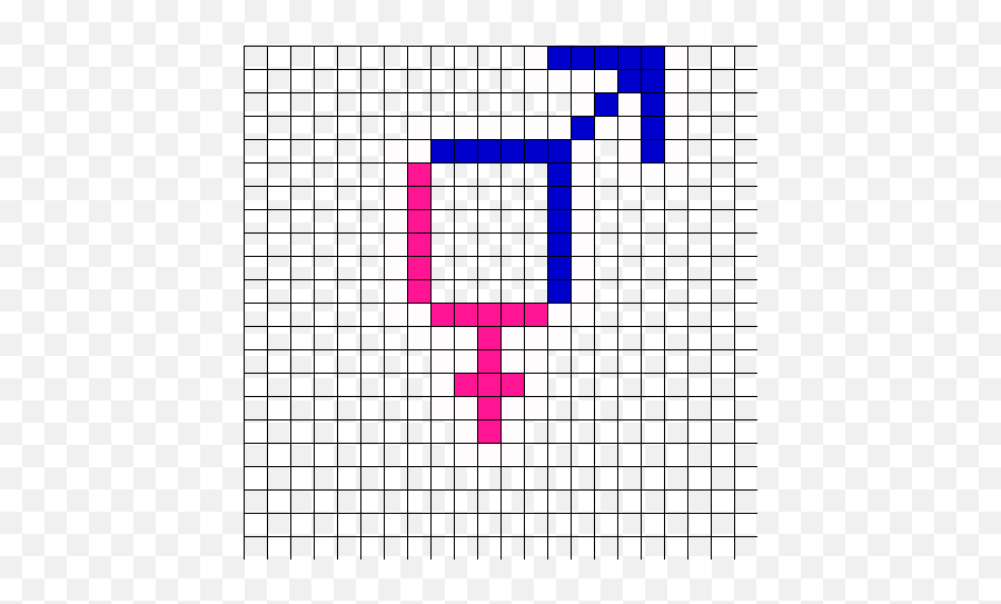 Popular Bead Patterns - Pixel Art Champignon Pokemon Emoji,Bisexual Heart Emoji