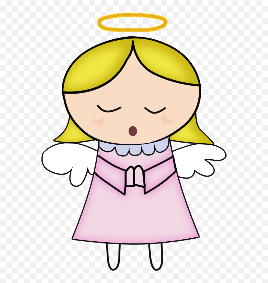 Download Caricaturas De Angelitos - Angel Cartoon Emoji,Emoji Angelito
