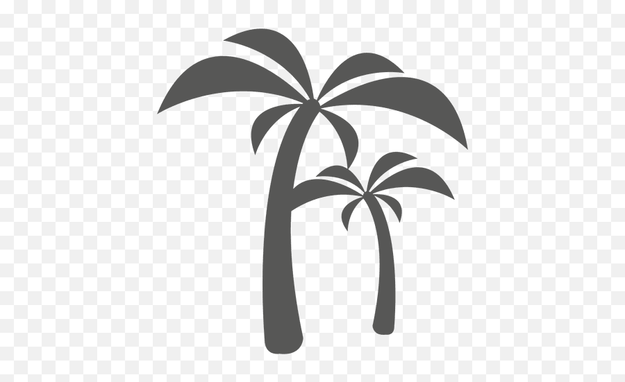 Palm Trees Icon Silhouette Transparent Png U0026 Svg Vector File Palmera Icono Png Emoji,Palm