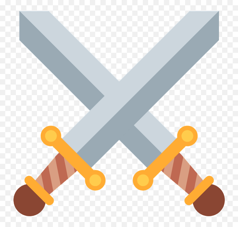 Crossed Swords Emoji Clipart Free Download Transparent Png - Clip Art ...