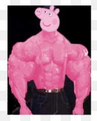 Create A Cringey Oc - Buff Peppa Pig Meme Emoji,Boner Emoji