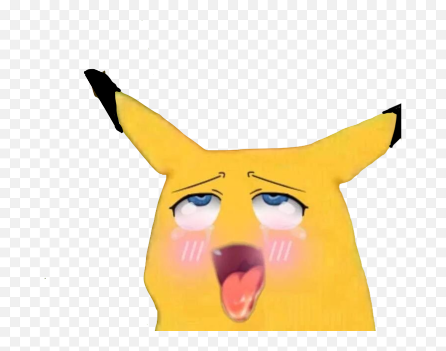 Anime Emoji - Ahegao Pikachu,Snort Emoji