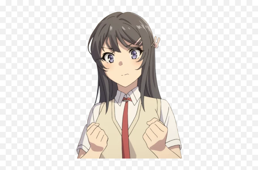 Seishun Buta Yarou Wa Bunny Girl Senpai No Yume Wo Minai - Bunny Girl Senpai Emoji,Anime Girl Emoji