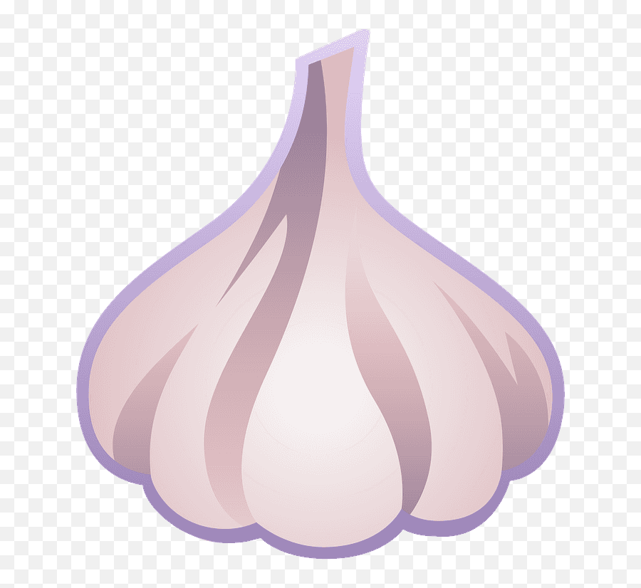 Garlic Emoji Clipart - Garlic,Peach And Eggplant Emoji