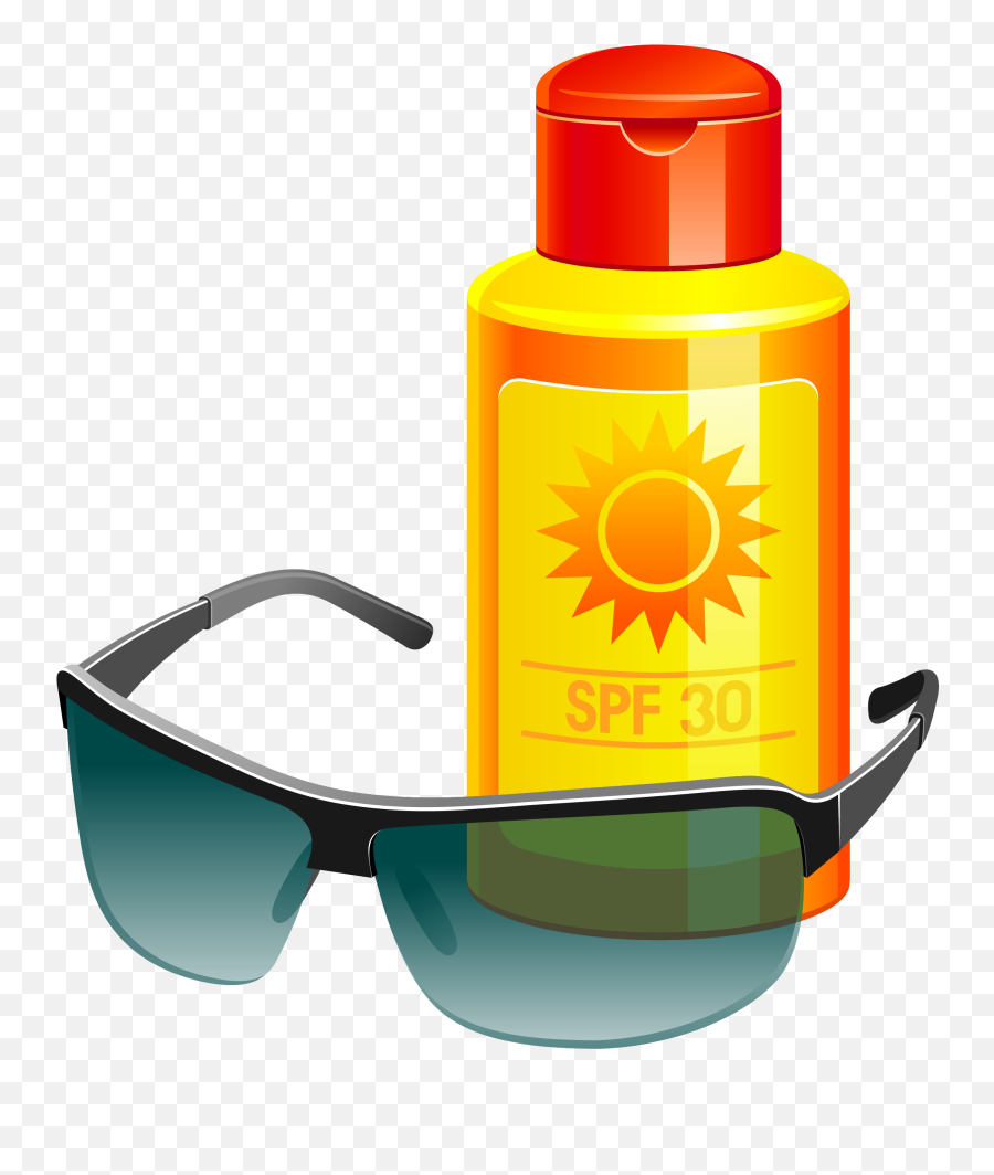 Sun Cream Clipart - Sunscreen Clipart Png Emoji,Ice Cream Sun Emoji
