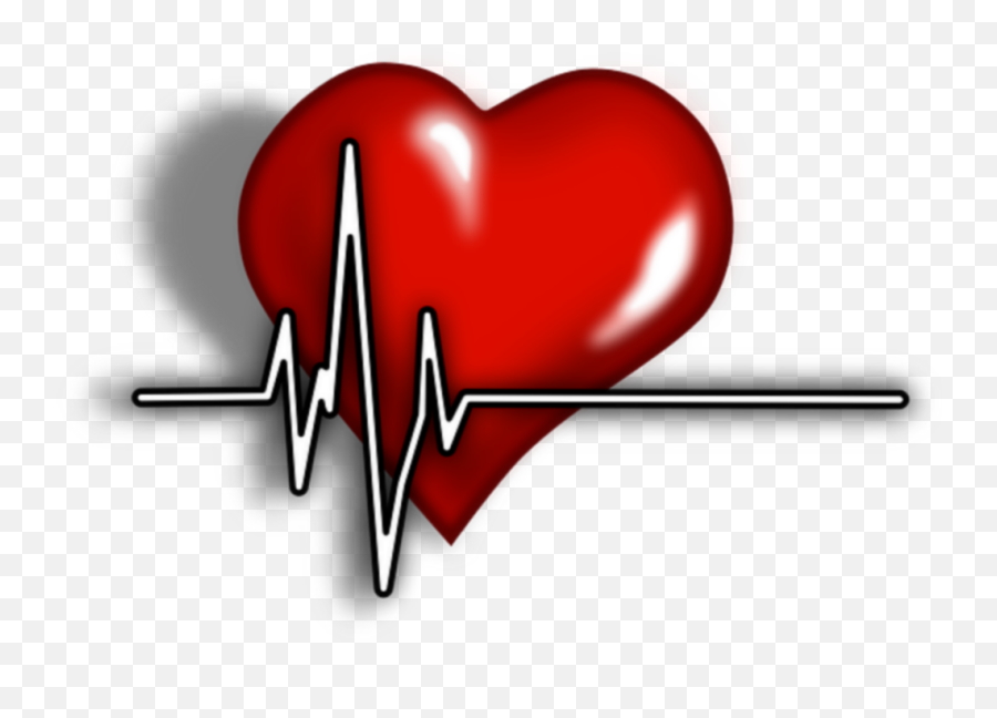 Heart Heartbeat - Heart Attack Clipart Emoji,Heartbeat Emoji