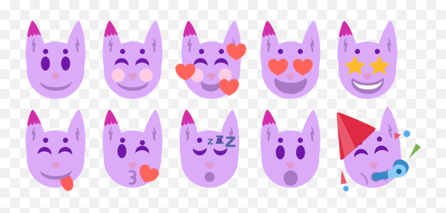 Emojis Commission Weasyl - Cartoon Emoji,Purple Emojis