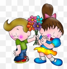 Children Valentine Clip Art - Amor De Dibujos Animados Emoji
