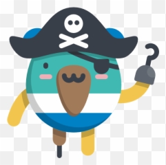 Pirate - Cartoon Emoji,Pirate Hat Emoji