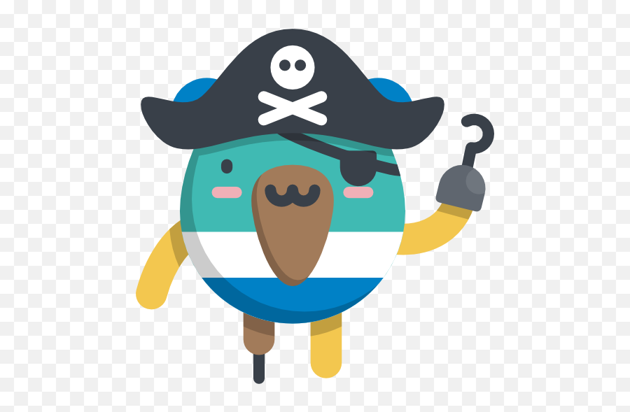 Pirate - Cartoon Emoji,Pirate Hat Emoji