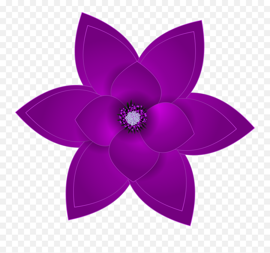 Purple Flower Clip Art Emoji,Purple Flower Emoji