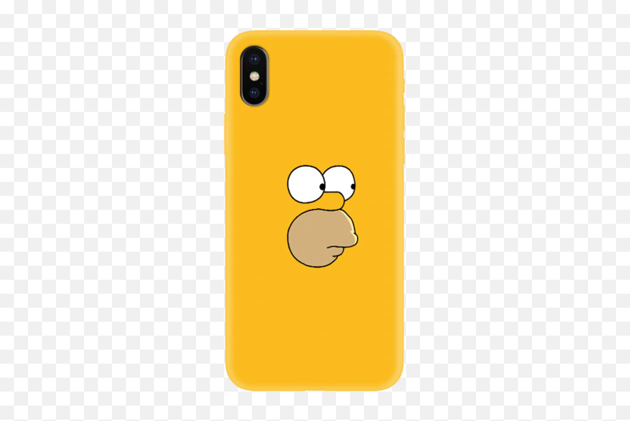 Homer J Simpson Phone Case For Iphone 11 11pro 6 6s 7 8 - Simpsons Emoji,J Emoticon