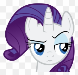 Lost vector doubt Picture 2697452 lost - Rarity Face Png Emoji
