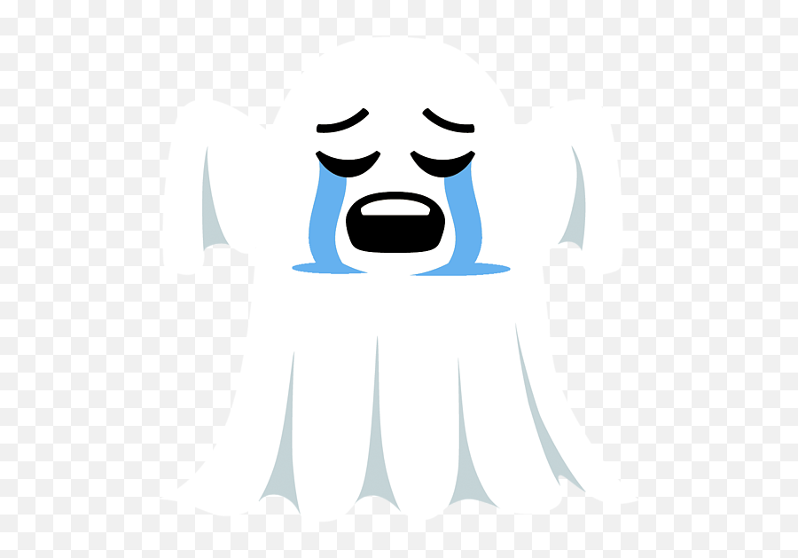 Ghost Cry Tote Bag - Whatsapp Sad Feeling Emoji,Vampire Emoji Iphone