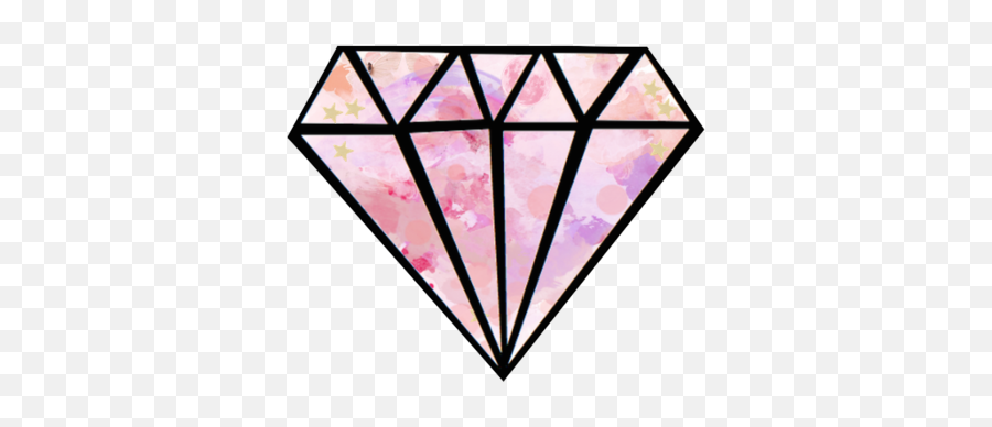 Diamond Tumblr Transparan Stiker Seni - Png Diamond Emoji,Diamond Emoji Transparent