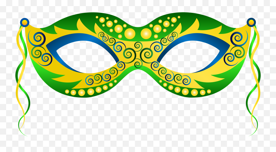 Mask Clipart - Transparent Mardi Gras Mask Clipart Emoji,Mask Leaves Emoji