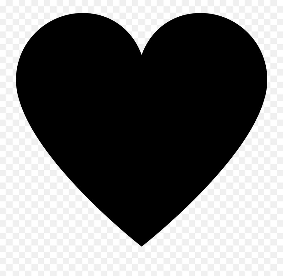 Black - Heart Shape Heart Clipart Black And White Emoji,Black Heart Emoji Pillow