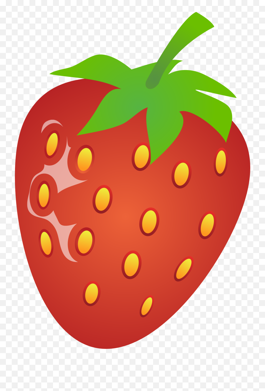Big Image - 1 Strawberry Clipart Emoji,Strawberry Emoji