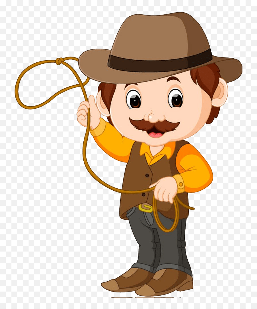 Cowboy Clipart - Clipartworld Cartoon Drawing Cowboy Emoji,Cowboy Emoji Png