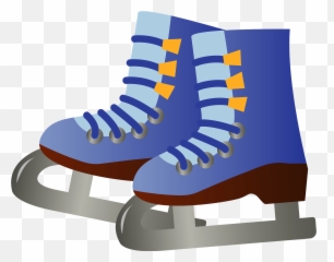 Ice Skates Clipart - Transparent Ice Skates Clipart Png Emoji,Ice Skate Emoji
