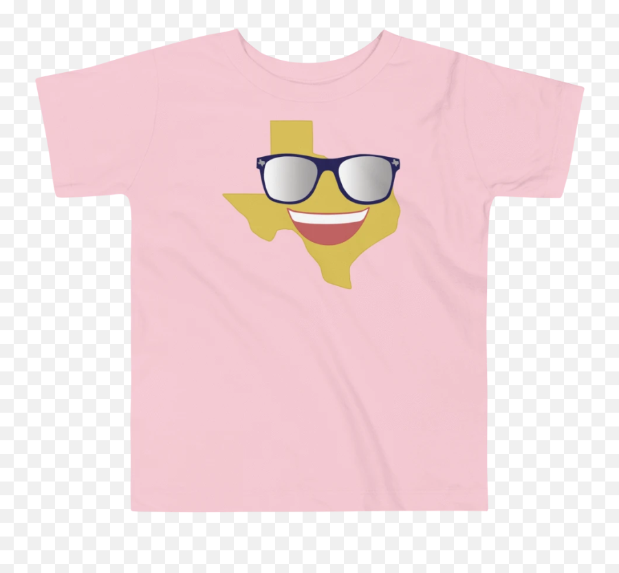 Texas Smiley Shades Toddler T - Shirt Mockup Emoji,Emoji Shades