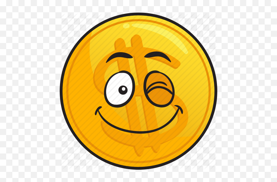 Gold Coin Emoji Cartoons - Cartoon Hamburger With Face,Gold Emoji