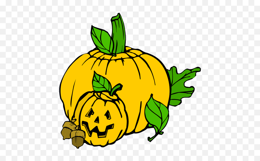 Halloween Pumpkins Vector Clip Art - Jack O Lantern Clip Art Emoji,Pumpkin Emoticon