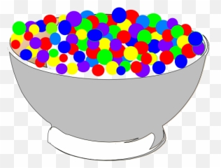 4570book - Bowl Of Colorful Cereal Emoji,Cereal Emoji
