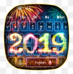 2019 Happy New Year Keyboard Theme - Of 2014 Emoji