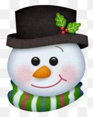 Snowman Face Png Picture - Man Clipart Emoji