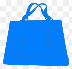 Handbag Blue Shopping Carry - Bag Clip Art Emoji,Emoji Tote Bag
