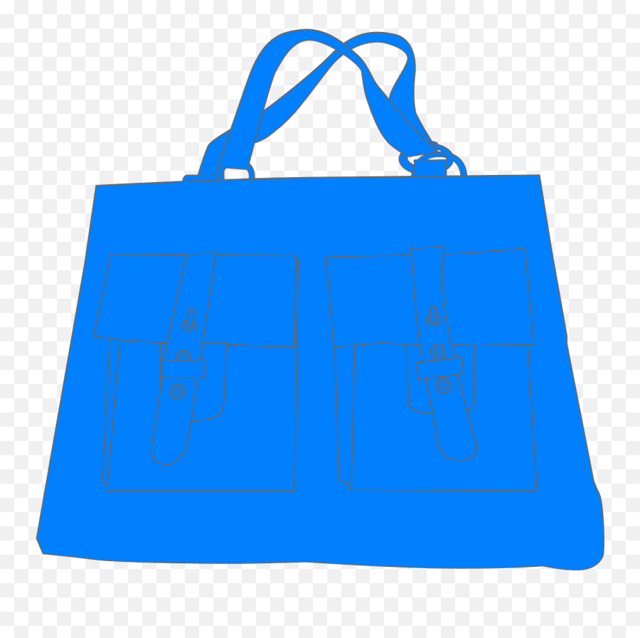 Handbag Blue Shopping Carry - Bag Clip Art Emoji,Emoji Tote Bag