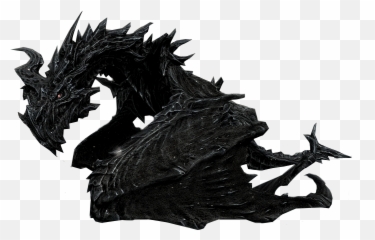 Alduin Skyrim Elderscrolls Freetoedit - Skyrim Alduin Png Emoji,Skyrim Emoji