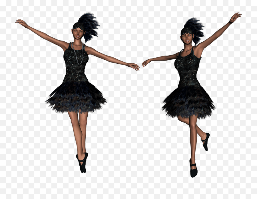 Jazz Dress Dance Dancer Girl - Dance Emoji,Dancing Girl Emoji Costume