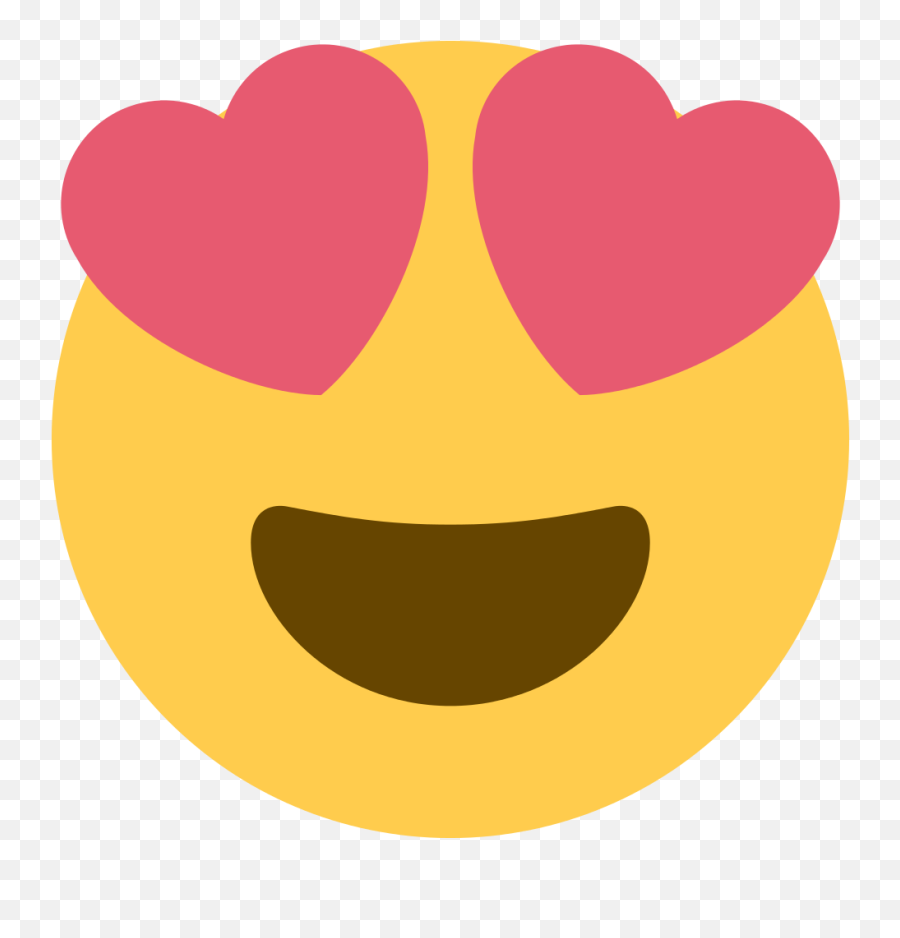 Twemoji 1f60d - Smiling Face With Heart Eyes Png,Eyes Emoji
