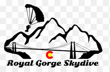 Royal Gorge Skydive In Colorado - Snowy Mountain Clip Art Emoji,Skydiving Emoji