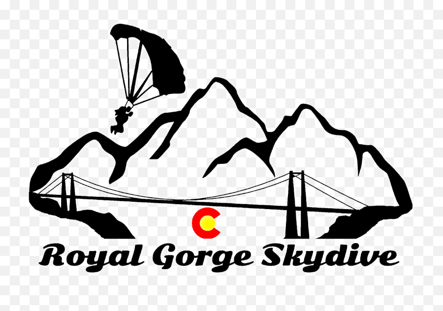 Royal Gorge Skydive In Colorado - Snowy Mountain Clip Art Emoji,Skydiving Emoji