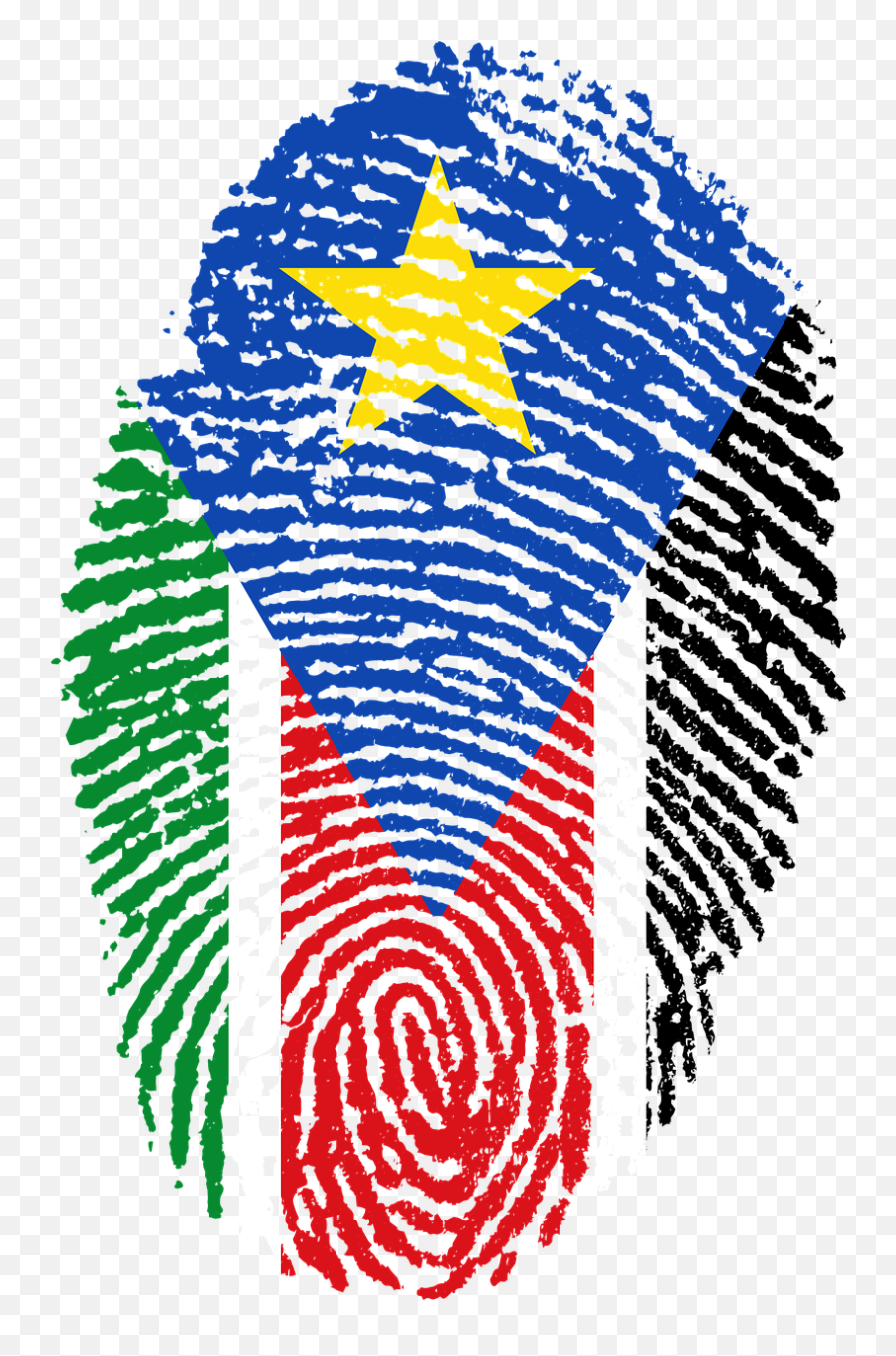 South Sudan Flag Fingerprint Country - Uae Flag Fingerprint Emoji,Sudan Flag Emoji