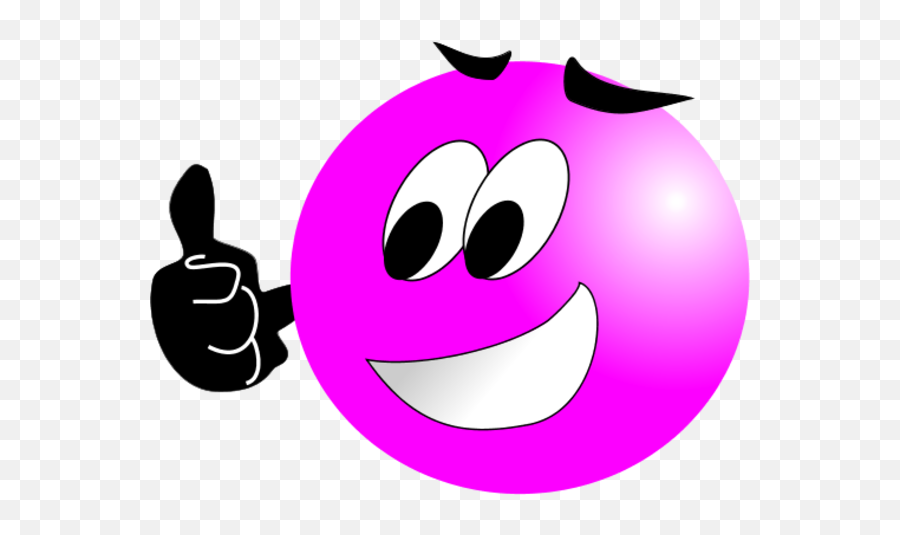Smiley Face Thumbs Up Thank You - Purple Smileys Png Emoji,Thank You Emoticon