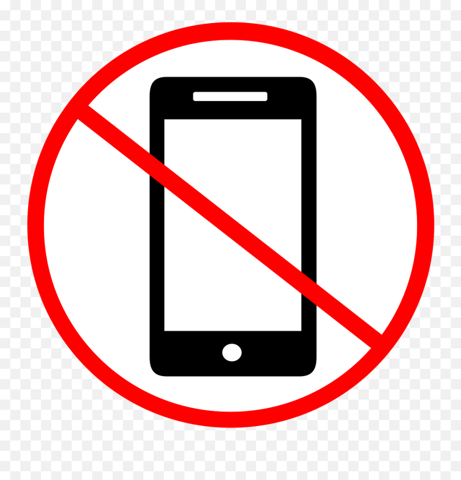 No Phone No Cell Phone Phone Sign No - No Phone Sign Emoji,Emoticons For Cell Phones