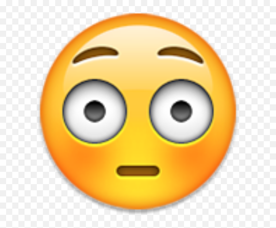 Iphone Emoji Sticker Smiley Emotion - Flushed Face Emoji Apple,Bomb Emoji