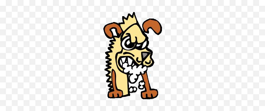 Angry Dog Stickers For Android Ios - Angry Dog Gif Cartoon Emoji,Barking Dog Emoji